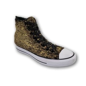 Converse All Star High Top Womens 9 Gold Fleece